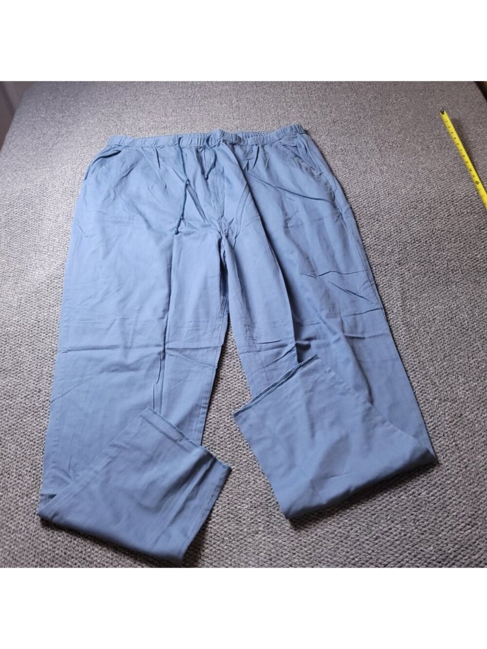 KingSize Pants Mens 4XL B x38  Big Tall Blue Chino Khaki Cotton